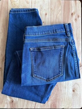 J Crew Stretch Women's Blue Denim Jeans - 29W/30L, 9" Rise